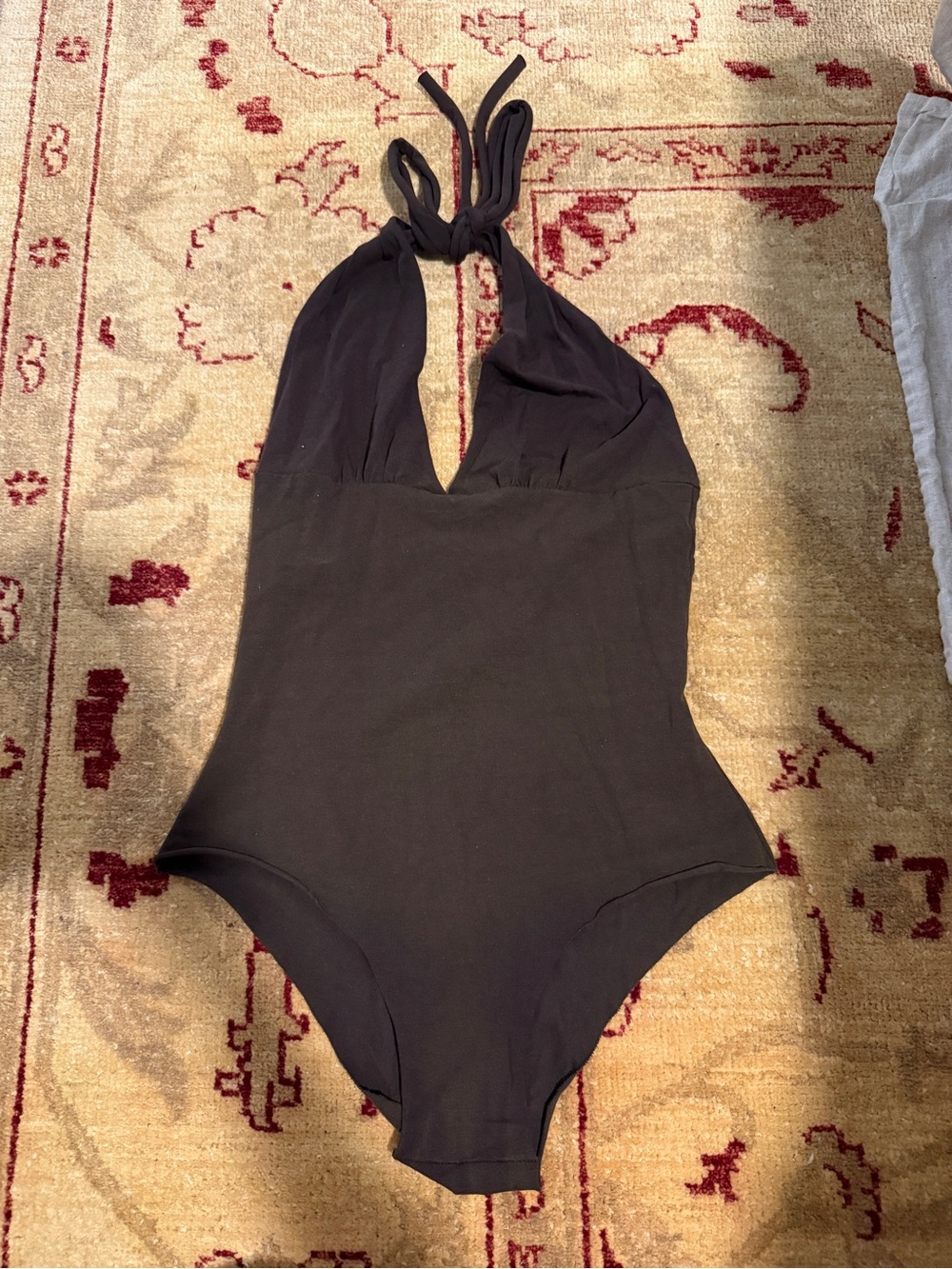 Isole & Vulcani One Piece Swimwear Brown Medium Hunza G Cotton Italian